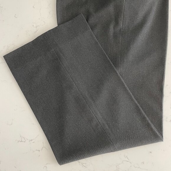 Brooks Brothers Caroline Fit Poly Viscose Blend Trousers Charcoal Grey Sz 6 - Picture 3 of 12